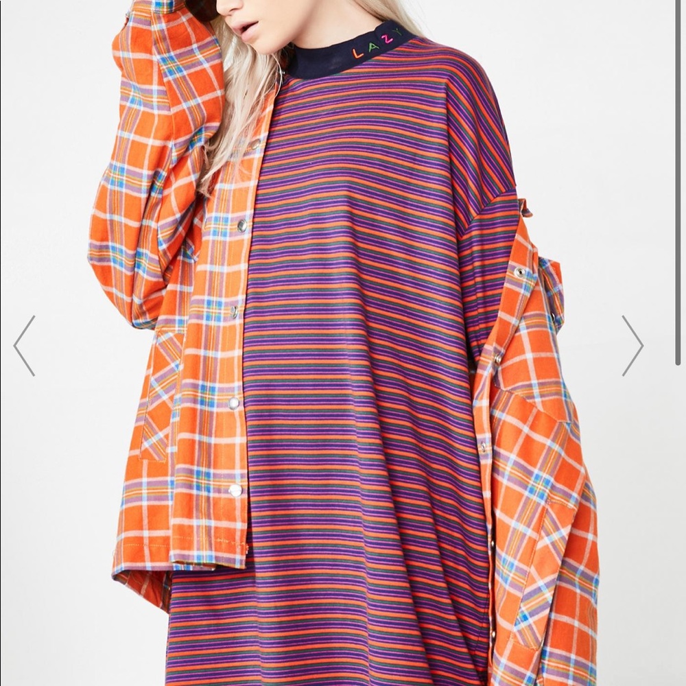 Lazy Oaf long-sleeve T-shirt Dress